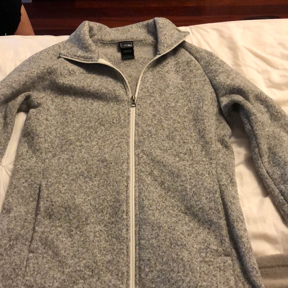 North face zip jacket